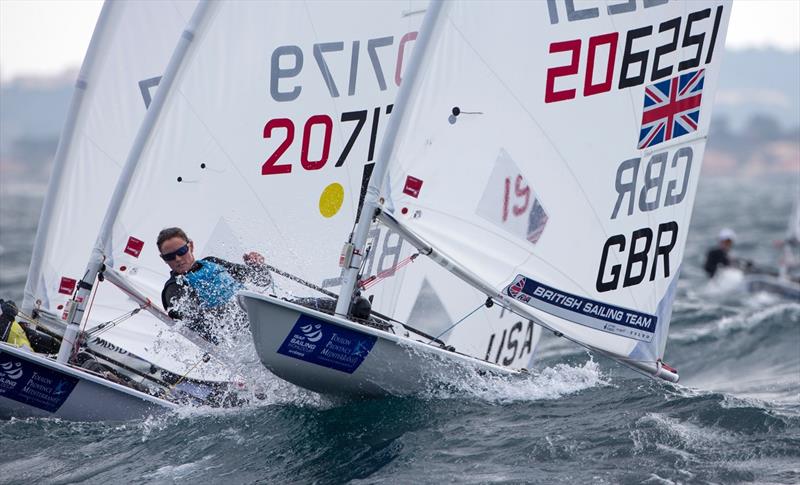 Alison Young during the Radial medal race at ISAF Sailing World Cup Hyères - photo © Richard Langdon / British Sailing Team
