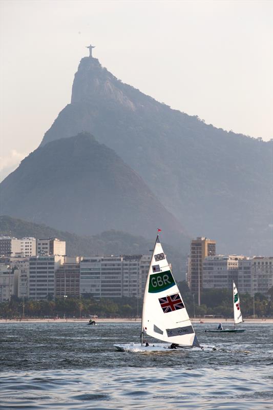 From zero to 30 knots - the Laser Radial Medal Race is postponed to Tuesday at the Rio 2016 Olympic Sailing Competition photo copyright Richard Langdon / British Sailing Team taken at  and featuring the ILCA 6 class