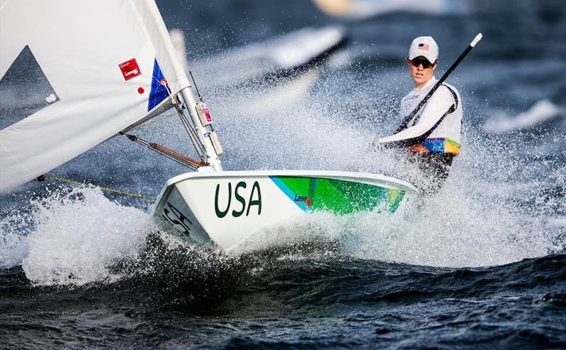 From zero to 30  knots - the Laser Radial Medal Race is postponed to Tuesday at the Rio 2016 Olympic Sailing Competition photo copyright Sailing Energy / World Sailing taken at  and featuring the ILCA 6 class