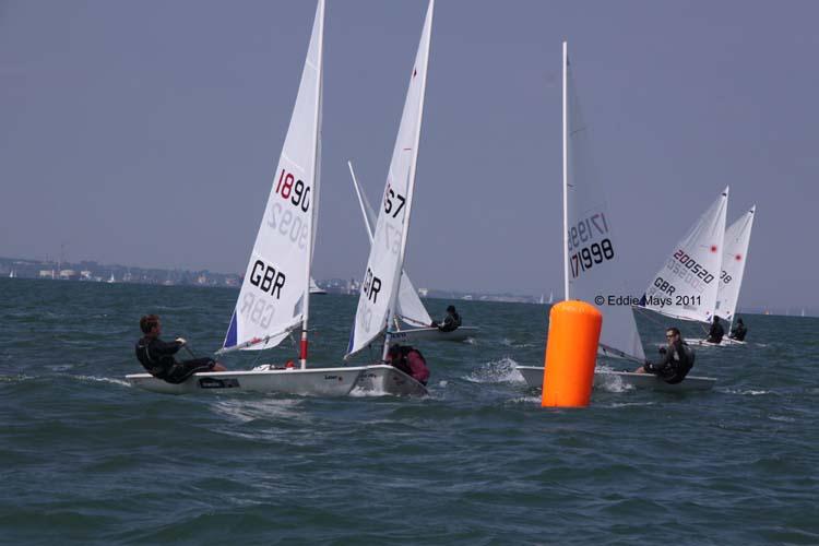 Laser Grand Prix at Hill Head photo copyright Eddie Mays taken at Hill Head Sailing Club and featuring the ILCA 6 class