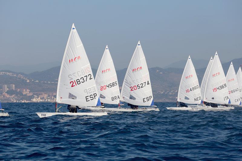 ILCA Masters Worlds in Barcelona photo copyright Jon Emmett taken at Barcelona International Sailing Center and featuring the ILCA 6 class
