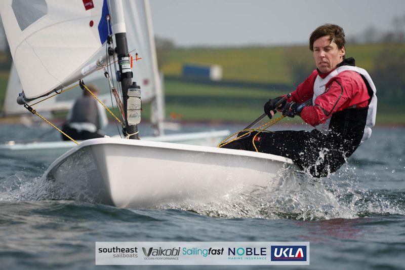 Ian Gregory took third in the Noble Marine UKLA Masters ILCA 6 Inland Championships at Chew Valley Lake photo copyright Lotte Johnson / www.lottejohnson.com taken at Chew Valley Lake Sailing Club and featuring the ILCA 6 class