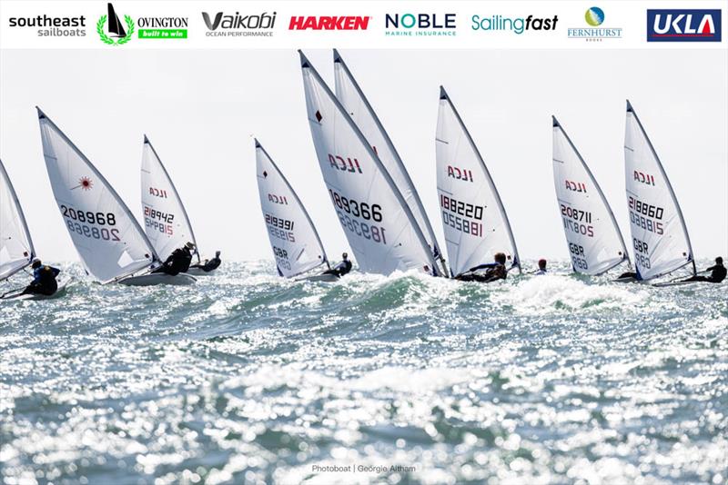 2022 ILCA Nationals at Hayling Island day 3 photo copyright Georgie Altham taken at Hayling Island Sailing Club and featuring the ILCA 6 class