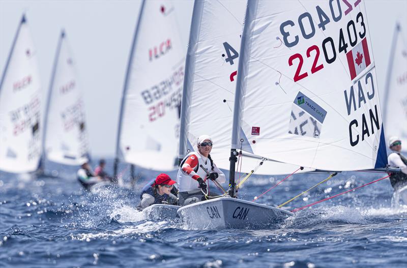 Paris 2024 Olympic Test Event Day 2 photo copyright World Sailing taken at  and featuring the ILCA 6 class