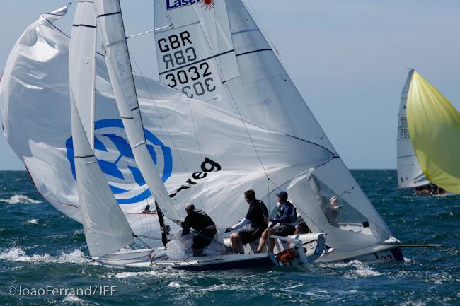 Day 3 of the Laser SB3 World Championships photo copyright Joao Ferrand / JFF taken at  and featuring the SB20 class