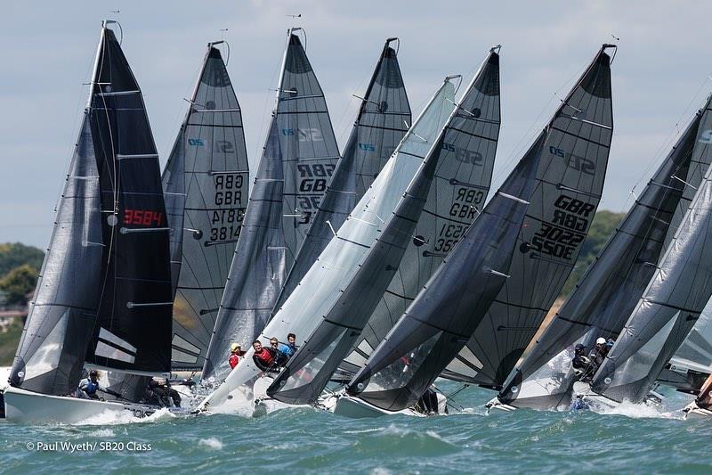 SB20 UK National Championship in the Solent photo copyright Paul Wyeth / SB20 Class taken at Royal Southern Yacht Club and featuring the SB20 class