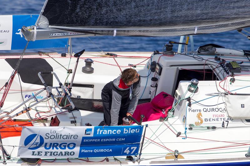 Pierre Quiroga (Skipper Espoir CEM) during La Solitaire URGO Le Figaro Stage 2 - photo © Alexis Courcoux