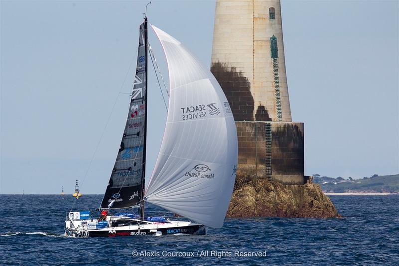 Alan Roberts during Stage 2 of the 50th La Solitaire URGO Le Figaro photo copyright Alexis Courcoux taken at  and featuring the Figaro class