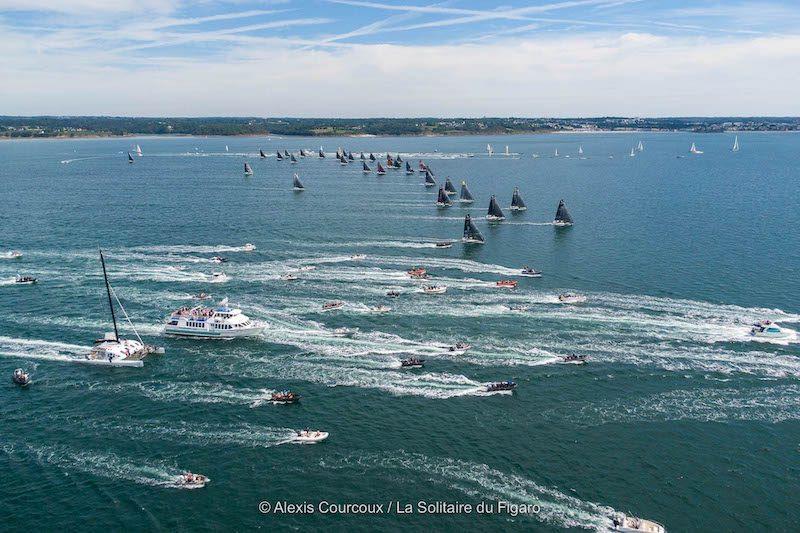 53rd La Solitaire du Figaro Stage 2 photo copyright Alexis Courcoux taken at  and featuring the Figaro class