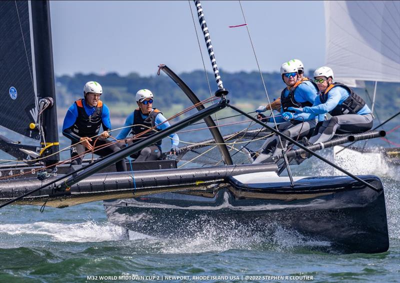 Pursuit with skipper Bill Ruh in Midtown Cup July 2022 photo copyright M32 World / Stephen R Cloutier taken at  and featuring the M32 class