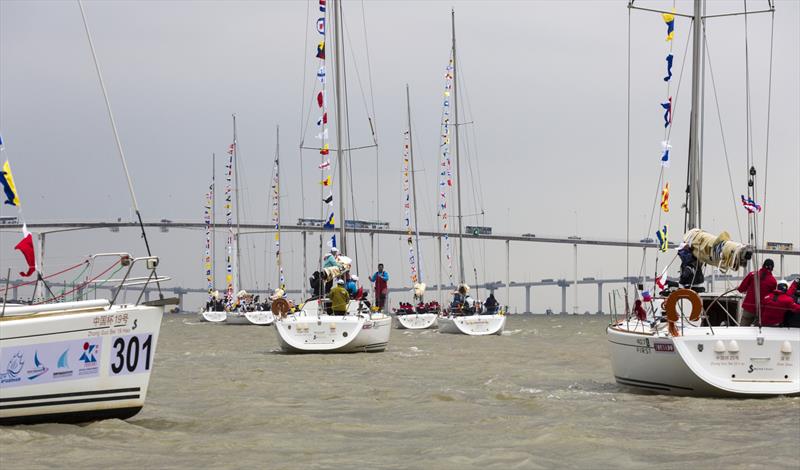 Parade of Sail. Macao Cup International & GBA Cup Regattas photo copyright Guy Nowell taken at  and featuring the  class