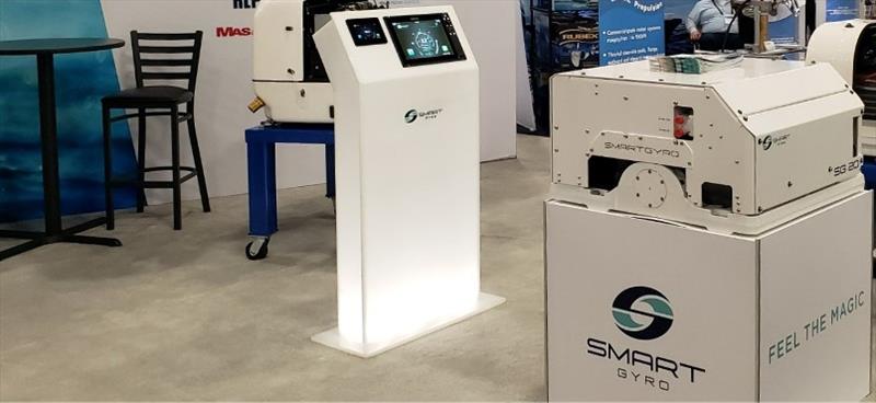 The Smartgyro SG20 on the Yanmar Booth at Miami photo copyright Smartgyro taken at  and featuring the Marine Industry class