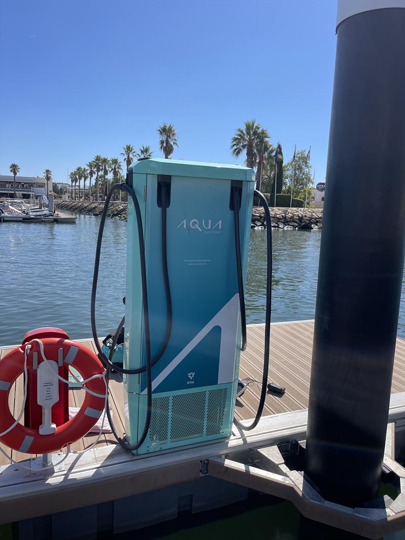 The first Aqua 75 installation in Portugal at Marina de Lagos photo copyright Aqua superPower taken at  and featuring the Marine Industry class