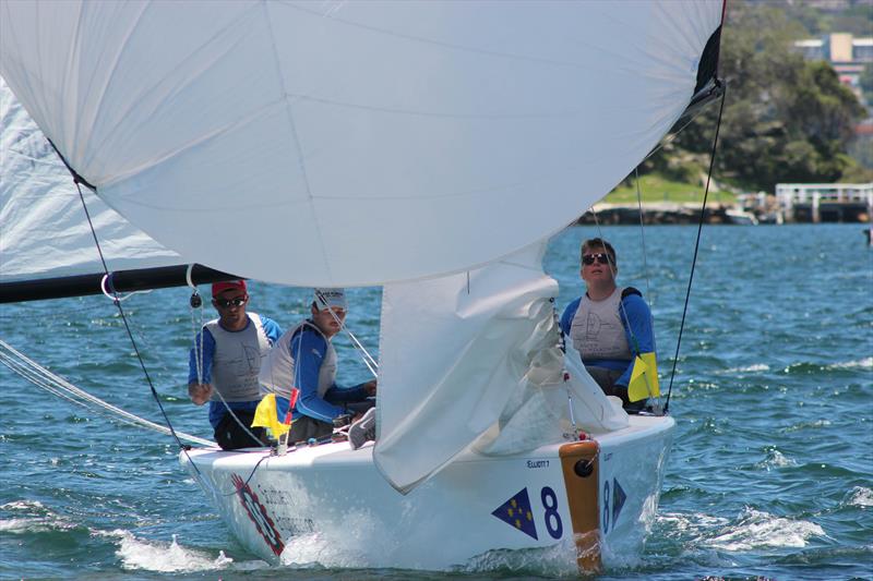 Chris Steele remains undefeated at the Musto International Youth Match Racing Championship photo copyright CYCA Staff taken at Cruising Yacht Club of Australia and featuring the Match Racing class