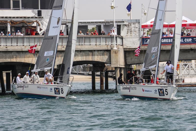 Congressional Cup 2016 photo copyright Betsy Crowfoot taken at Long Beach Yacht Club and featuring the Match Racing class