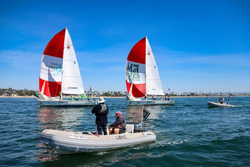 Long Beach Yacht Club Ficker Cup day 3 photo copyright Bronny Daniels / Joysailing taken at Long Beach Yacht Club and featuring the Match Racing class