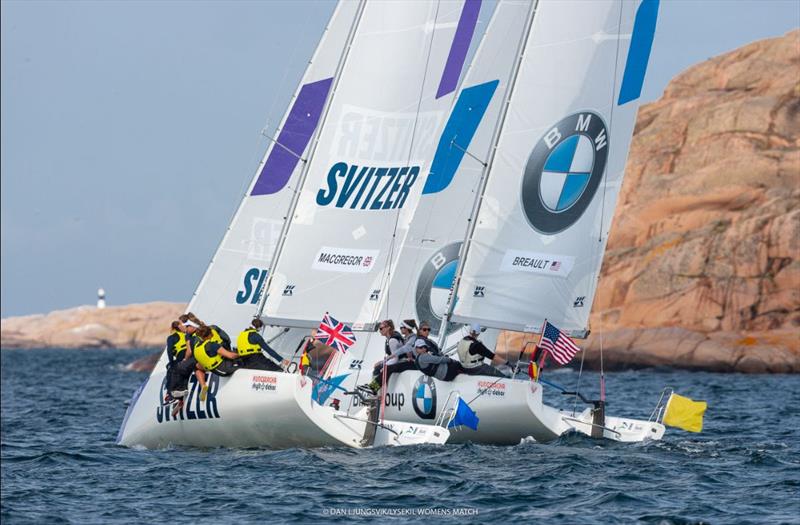Team Mac racing the second day in Lysekil 2019 photo copyright Dan Ljungsvik taken at  and featuring the Match Racing class