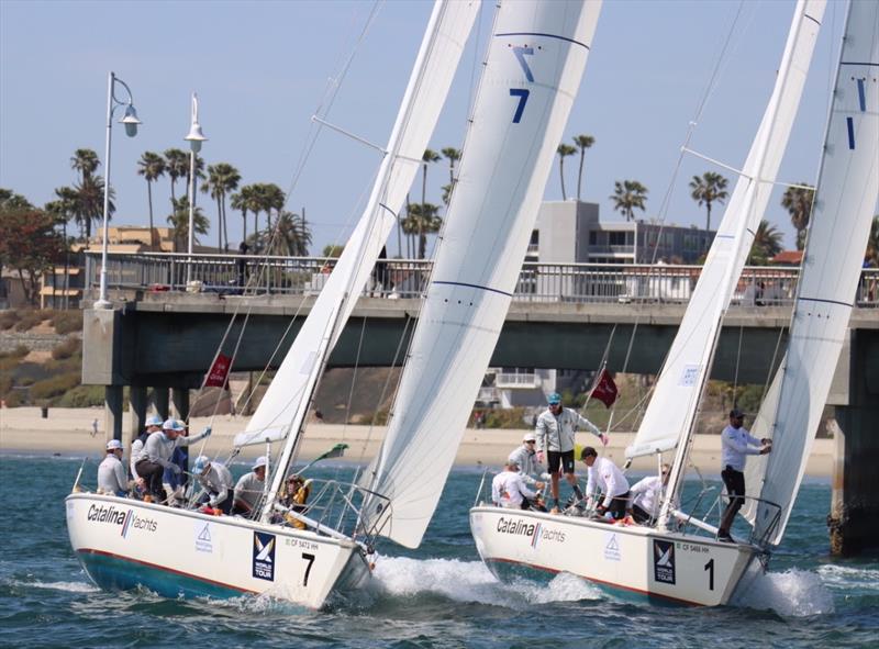 Ficker Cup 2022 day 2 photo copyright Bronny Daniels taken at Long Beach Yacht Club and featuring the Match Racing class