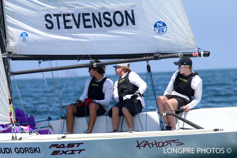 Team Stevenson (NZL) on day 2 of the 55th Governor's Cup photo copyright Longpré Photos taken at Balboa Yacht Club and featuring the Match Racing class