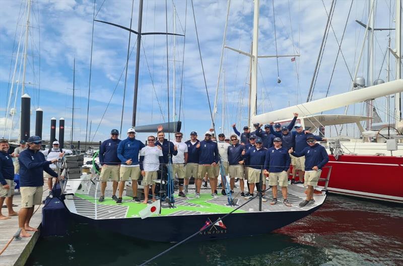 Victorious Bella Mente Racing Team at the recently concluded New York Yacht Club Annual Regatta photo copyright Bella Mente taken at New York Yacht Club and featuring the Maxi 72 Class class