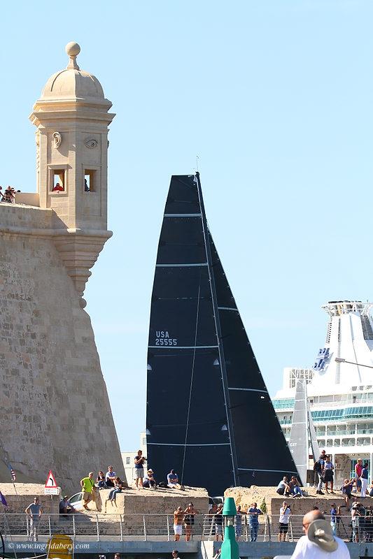 The Rolex Middle Sea Race 2016 starts photo copyright Ingrid Abery / www.ingridabery.com taken at Royal Malta Yacht Club and featuring the Maxi class