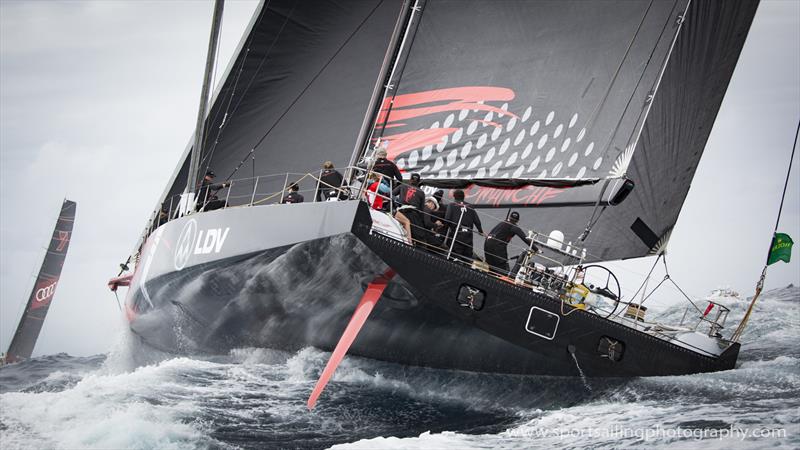 James Spithill was the optima of cool, calm and collected as the Principal Helmsman for new LDV Comanche's new owner, Commodore Jim Cooney photo copyright Beth Morley / www.sportsailingphotography.com taken at Cruising Yacht Club of Australia and featuring the Maxi class