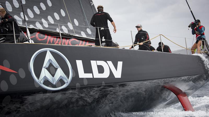 LDV Comanche and part of that massive aft section of hers. - photo © Beth Morley / <a target=