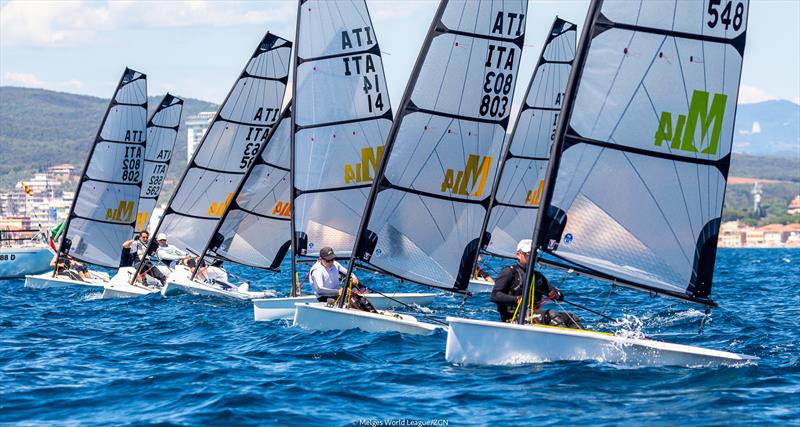 Melges 14s at the King of Tuscany Cup photo copyright Zerogradinord taken at Club Nautico Scarlino and featuring the Melges 14 class