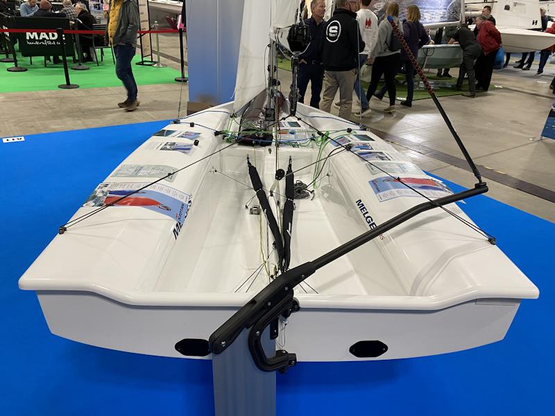 Melges 15 on display at the RYA Dinghy & Watersports Show 2024 photo copyright Magnus Smith taken at RYA Dinghy Show and featuring the Melges 15 class