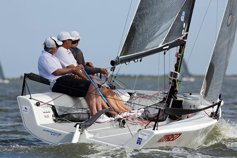 Melges 20s on day 2 of Charleston Race Week photo copyright JOY / IM20CA taken at Charleston Yacht Club and featuring the Melges 20 class