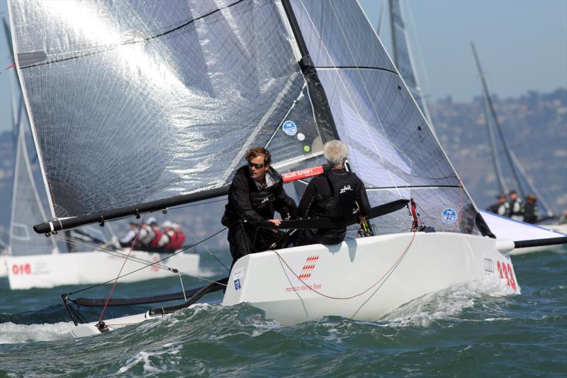 Guido Miani's Out of Reach on day 3 of the Audi Melges 20 Worlds photo copyright JOY / International Audi Melges 20 Class Association taken at San Francisco Yacht Club and featuring the Melges 20 class
