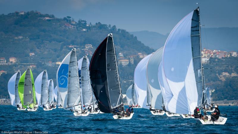 Melges 20 World League in Porto Venere day 2 photo copyright Melges 20 World League / Barracuda taken at  and featuring the Melges 20 class