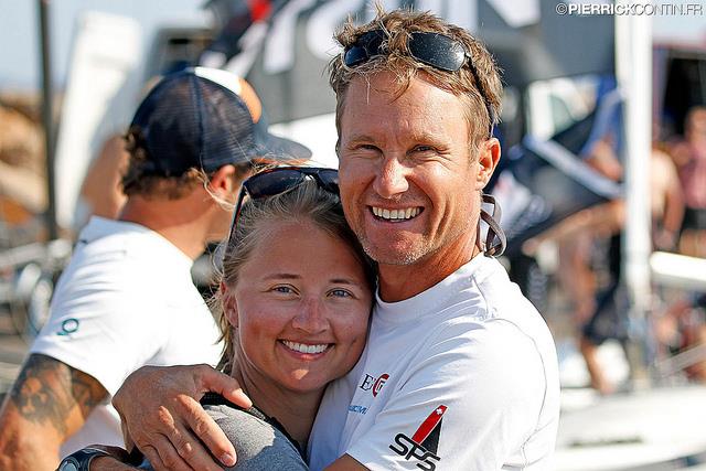 Dani and Chris Rast - EFG SUI684 - 2016 Marinepool Melges 24 Europeans in Hyeres, France photo copyright Pierrick Contin / www.pierrickcontin.com taken at  and featuring the Melges 24 class