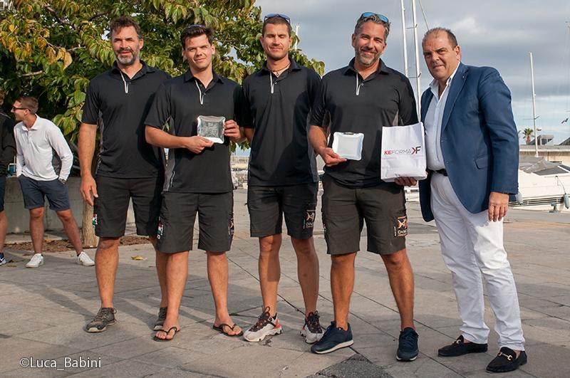 Chinook HUN850 of Akos Csolto completes both the overall and Corinthian podium of the fifth event of the Melges 24 European Sailing Series 2022 in Imperia photo copyright Luca Babini taken at  and featuring the Melges 24 class