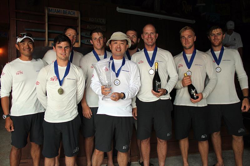 Keisuke Suzuki's Swing team finish 3rd in the Melges 32 Gold Cup photo copyright JOY / International Melges 32 Class Association taken at Coconut Grove Sailing Club and featuring the Melges 32 class