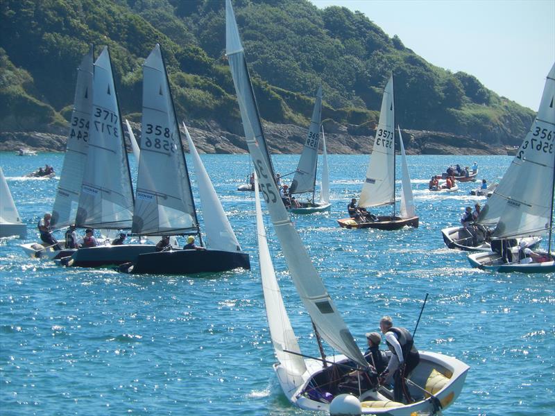 Sharps Doom Bar Salcombe Merlin Week day 5 photo copyright Malcolm Mackley taken at Salcombe Yacht Club and featuring the Merlin Rocket class