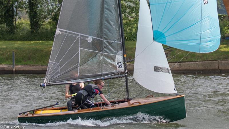 Merlin Rocket River Championships at Bourne End Week photo copyright Tony Ketley taken at Upper Thames Sailing Club and featuring the Merlin Rocket class