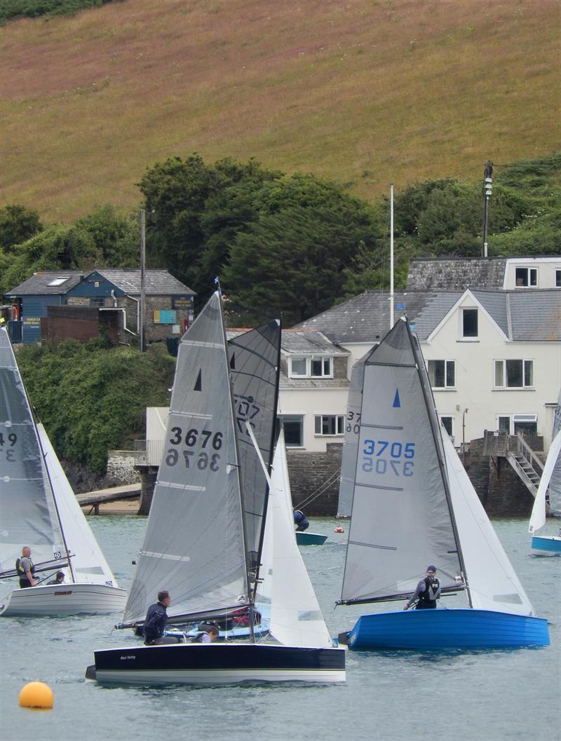 Salcombe Gin Merlin Rocket Week Day 2 morning race photo copyright Malcolm Mackley taken at Salcombe Yacht Club and featuring the Merlin Rocket class