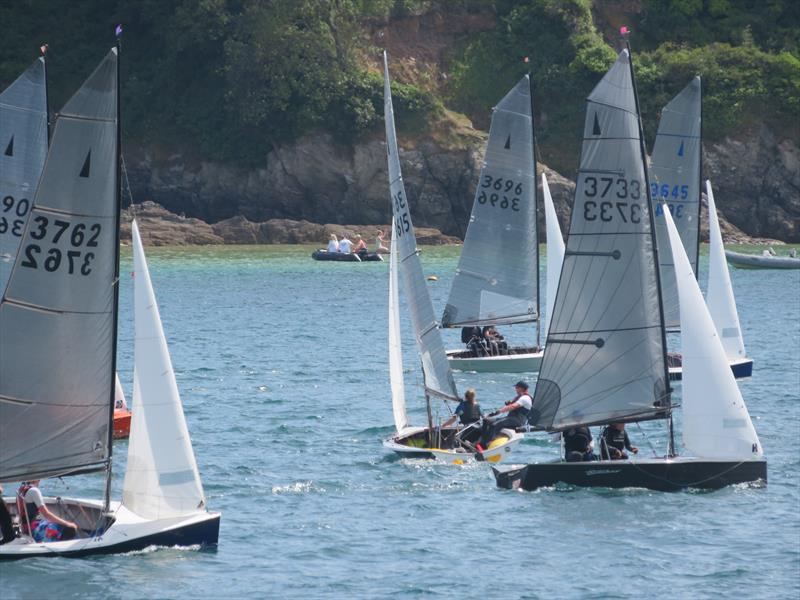 Salcombe Gin Merlin Rocket Week Day 6 Afternoon Race photo copyright Malcolm Mackley taken at Salcombe Yacht Club and featuring the Merlin Rocket class
