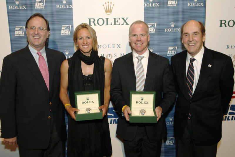 Hutchinson and Tunnicliffe are named US SAILING's Rolex Yachtsman and Yachtswoman of the Year photo copyright Dan Nerney / Rolex taken at New York Yacht Club