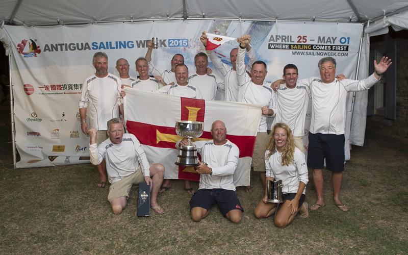 Ross Applebey's Oyster 48, Scarlet Oyster crewed by the Guernsey Yacht Club was the winner of CSA Racing 5 with eight straight wins photo copyright Ted Martin / Photofantasyantigua taken at Antigua Yacht Club