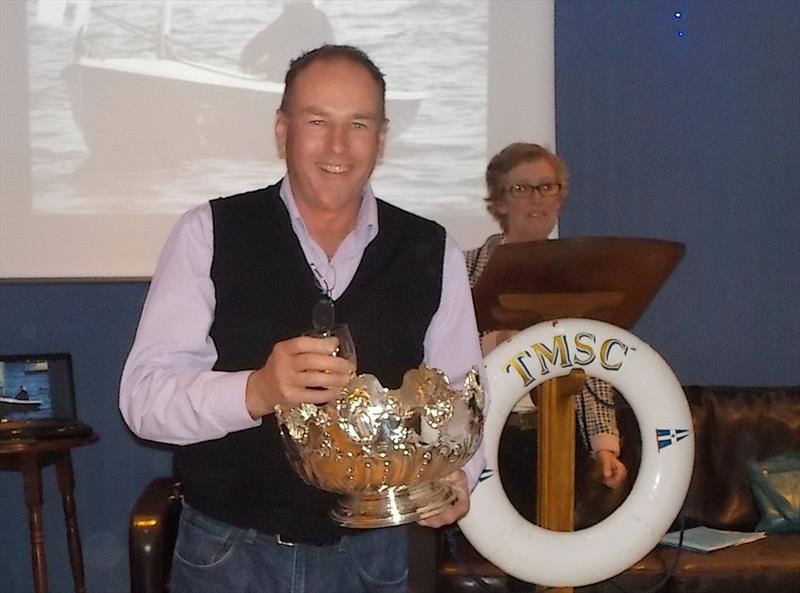 Roger Toulouse, Most Improved Yachtsman, at Torpoint Mosquito's annual prizegiving photo copyright Jack Mann taken at Torpoint Mosquito Sailing Club