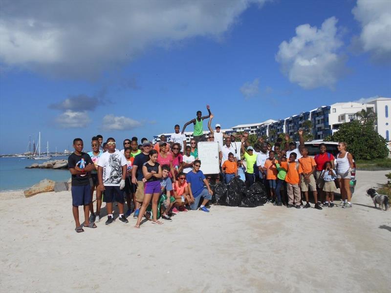 St. Maarten Regatta 4th Annual Beach Clean-Up photo copyright St. Maarten Regatta taken at Sint Maarten Yacht Club