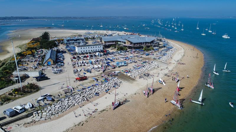 The stage is set for the RYA Youth Nationals at Hayling Island photo copyright Paul Wyeth / RYA taken at Hayling Island Sailing Club