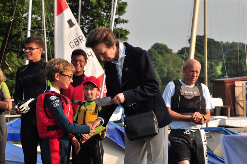 HRH The Princess Royal joins the Diamond Jubilee celebrations at Redesmere Sailing Club photo copyright Carol Sparkes taken at Redesmere Sailing Club