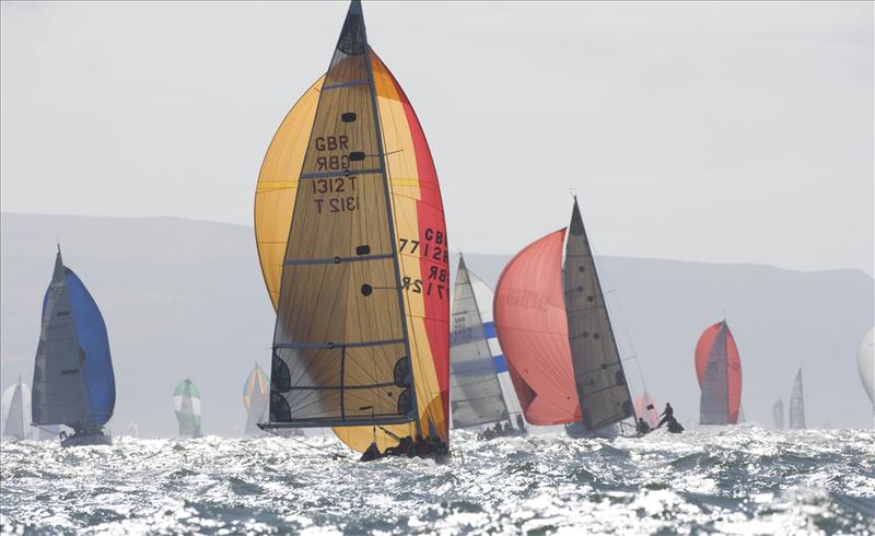 Action from the JPMorgan Round the Island Race photo copyright Mark Lloyd / www.lloydimages.com taken at 