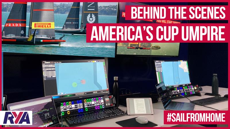 Behind the scenes: America's Cup Umpire photo copyright James Eaves, RYA taken at Royal Yachting Association