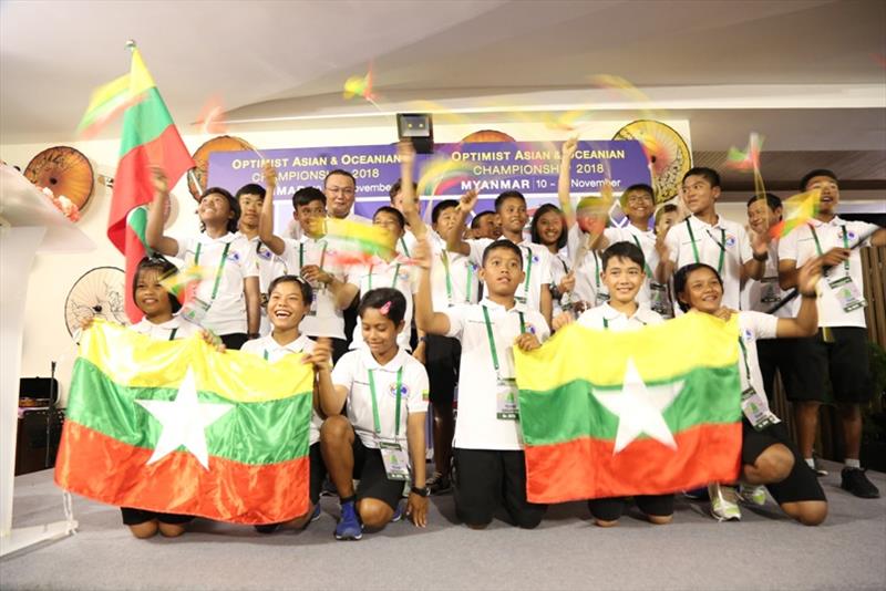 2018 Optimist Asian and Oceanian Championship - Practice Day photo copyright Win Htoo Aung taken at 