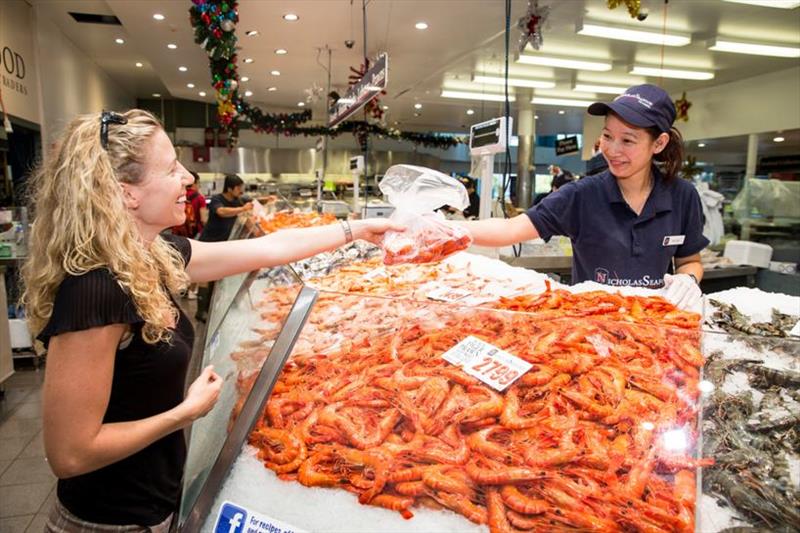 Ask for Aussie seafood this Christmas photo copyright Sydney Fish Market. SML taken at 