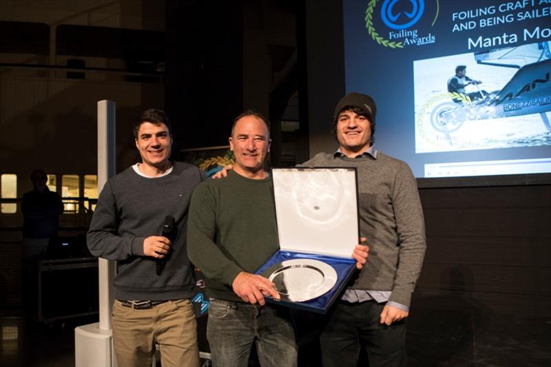 Production Boat Award - Manta Moth-Ferrighi's Brothers and Luca Bonezzi - Foiling Week Awards 2018 photo copyright Foiling Week taken at 